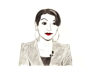 Anita Sarkeesian Portrait Sketch